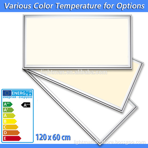 5 years warranty 100lm/W 72W ultra thin 1200x600 led flat panel light
